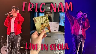 ERIC NAM Live in Seoul | Concert Vlog
