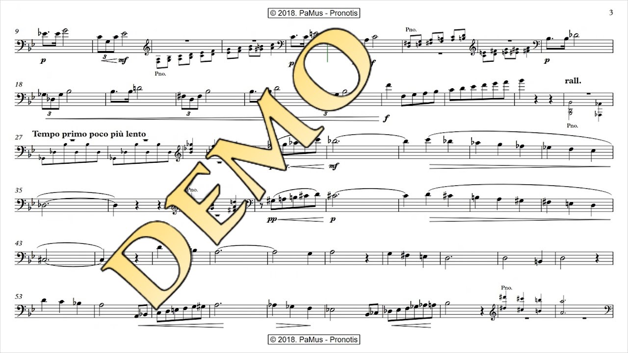 J. Ed. Barat Andante et Allegro for trombone and piano