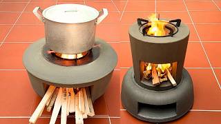 How to make a wood stove quickly, easily and super effectively