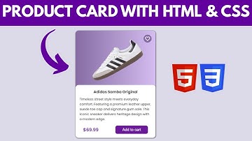Create a Stylish Product Card with HTML & CSS | Beginner Tutorial