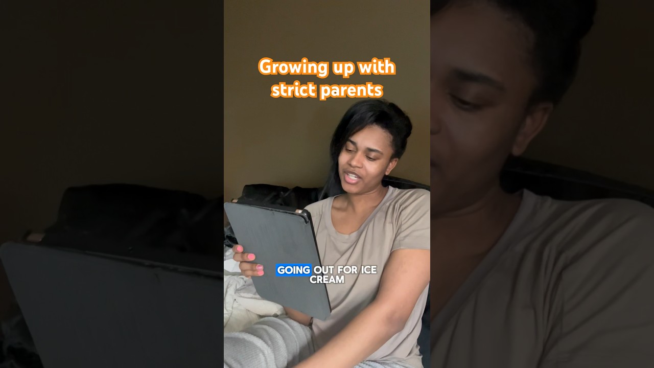Growing up with strict parents pt 2 #comedy #shorts #skit