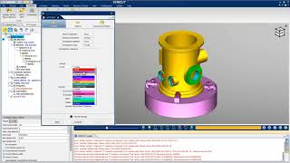 Inspect the Simulated Cut Model with VERICUT's AUTO-DIFF