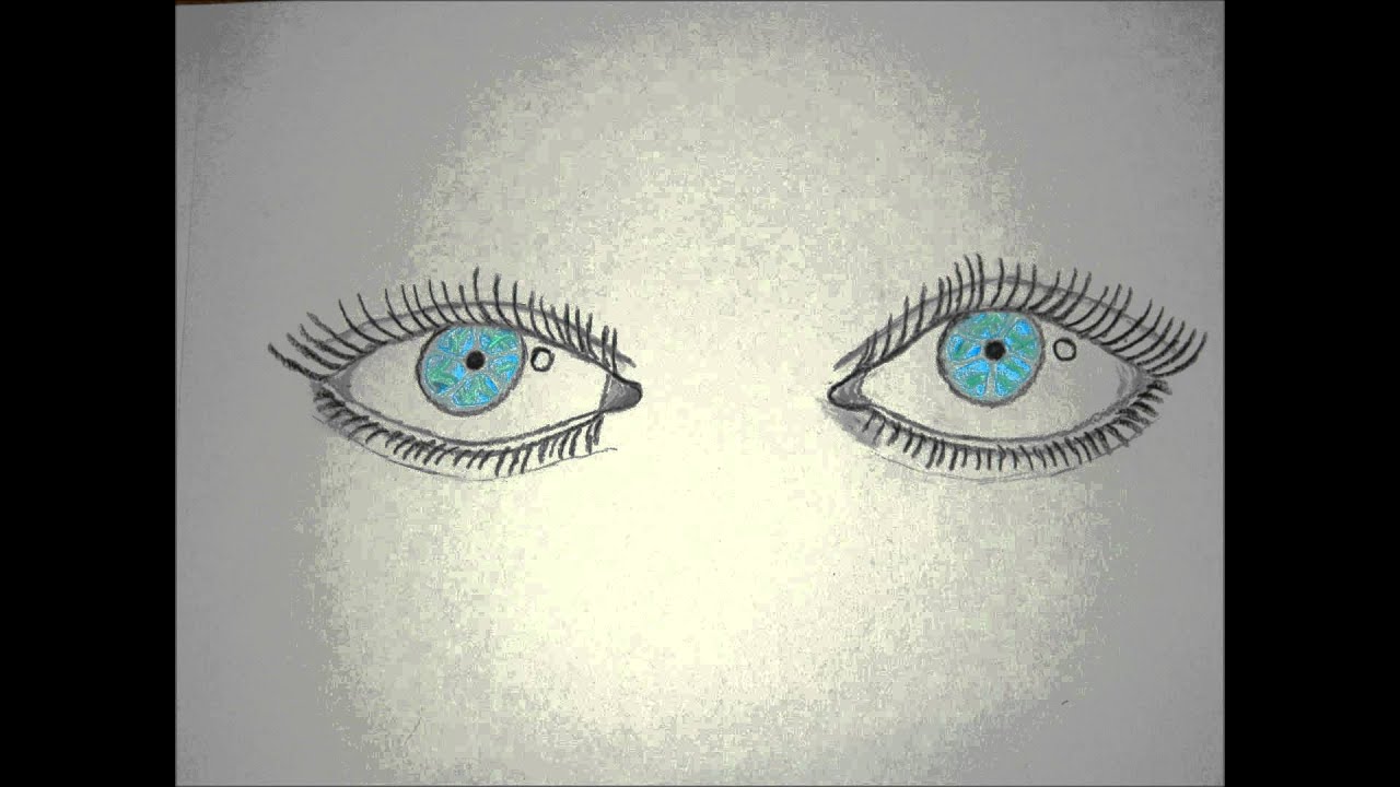 Pretty Blue Eyes Animation - YouTube
