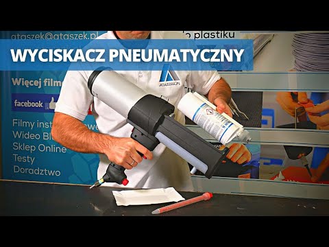 Wyciskacz podwójny do klei i mas 400-490ml video