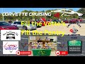 Corvette Clubs Cruise in filling the food Pantry, Lansing's Vette Lyfe, Next Level, Capital City CC