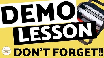 5 Things to Bring to Your Teaching Interview Demo Lesson