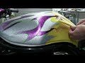 How to spray a complete motorcycle