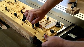 Jointing a Straight Edge on a Table Saw with the MICRODIAL Tapering Jig