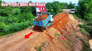 OMG!! Full Video This project is run by experts to rebuild roads to make it easier for farmers.