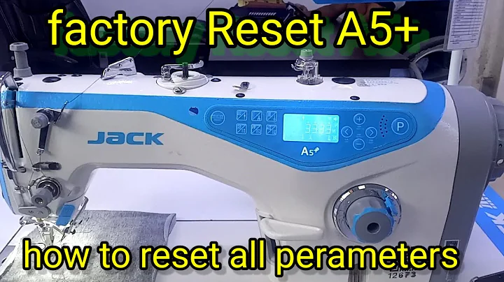 how to reset jack a5+ . factory reset of jack a5+ sewing machine. sewing machine repair urdu / hindi