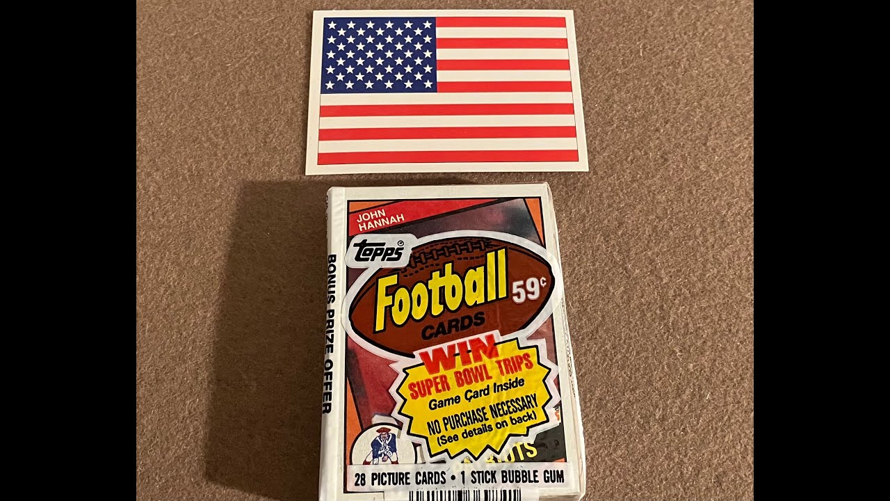 1984 Topps Football Cello Pack ! Hoping For A Key Rookie. Plus Multi-Channel Movember Info