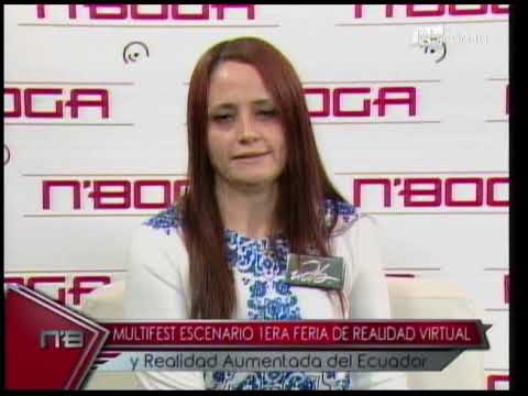 Multifest escenario 1era feria de realidad virtual y realidad aumentada del Ecuador
