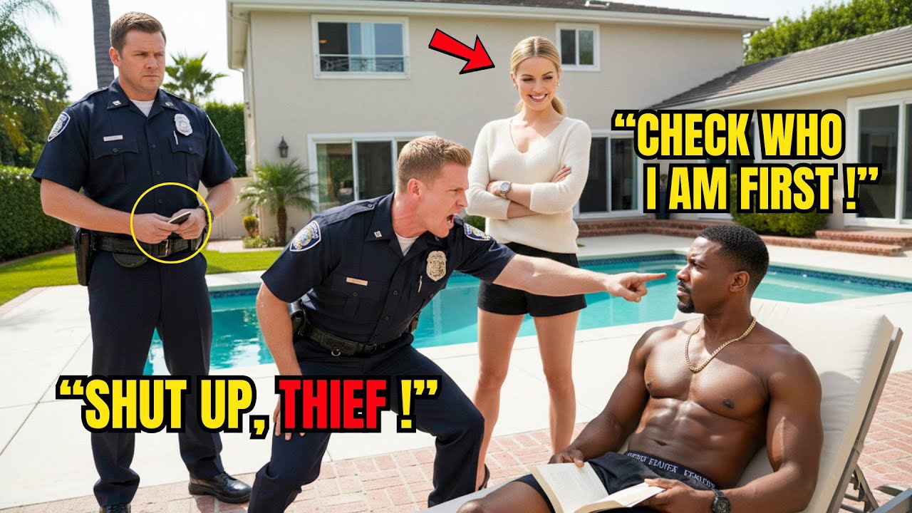 Полиция приставала к чернокожему миллионеру у его бассейна. Его дальнейшие действия стоили им работы