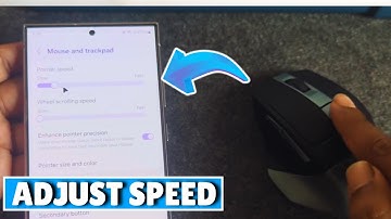 Adjust android mobile mouse pointer speed (New Update)