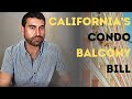 Californias balcony bill