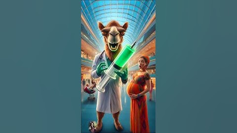 🤩Evolution of Camel: Camel Wants to treat Pregnant Woman through a large syringe😻 #camel #ai #funny