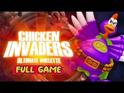 Chicken Invaders 4: Ultimate Omelette Gameplay Walkthrough FULL GAME [4K ULTRA HD] - No Commentary