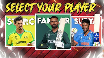 Select Your Player Video Editing Tutorial 🔥