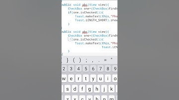 AIDE Tutorial - 17 CheckBox