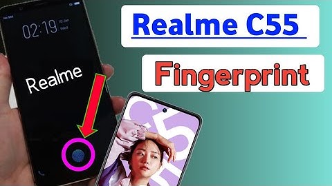 Realme c55 mobile display fingerprint lock | how to set screen fingerprint lock in realme c55 mobile