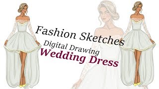 In this video, i colored a wedding dress (high-low) using an autodesk
sketchbook. if you like my video plz subscribe! download free croquis
here: http://bit....