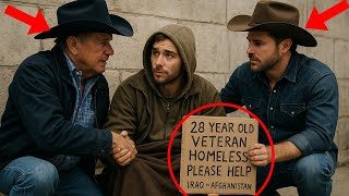 George Strait's son sees a veteran starving and calls his father and what they did together left...