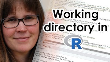 Working directory in R