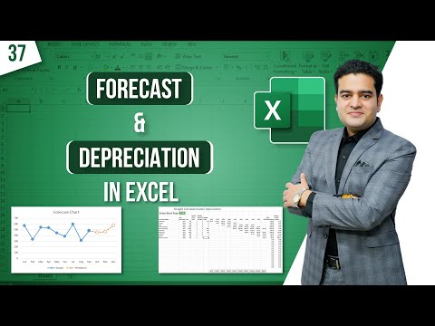 The Excel FORECAST Function | How to Calculate Depreciation in MS Excel | #msexcelcompletecourse