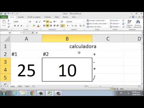 Resultado de imagen para crear una calculadora en excel