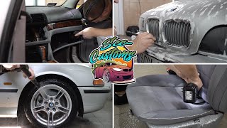 DEEP CLEAN | CLASSIC BMW E39 | FULL WASH & INTERIOR CLEANING + HAPPY END | Satisfying!