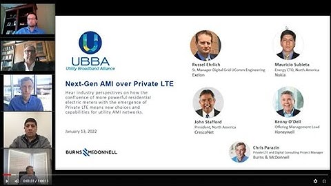 Next Gen AMI over Private LTE Webinar