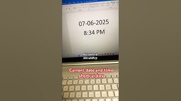 Today date and time shortcut key #shortcutkeys #asmr #computer #windows #keyboardshortcuts