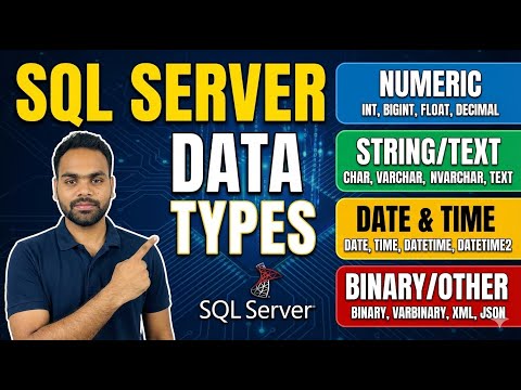 SQL Server Data Types Explained | Numeric, String, Date & More