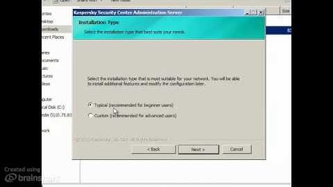 Security Center Installation