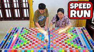 🧠💥⚡️Puzzle sort color ball game solve challenge very smart  ⭐️ level 04 screenshot 1