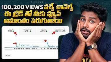 Get More Views on YouTube 🔥FAST with This Simple Trick | How To Get Views On Youtube Video Telugu