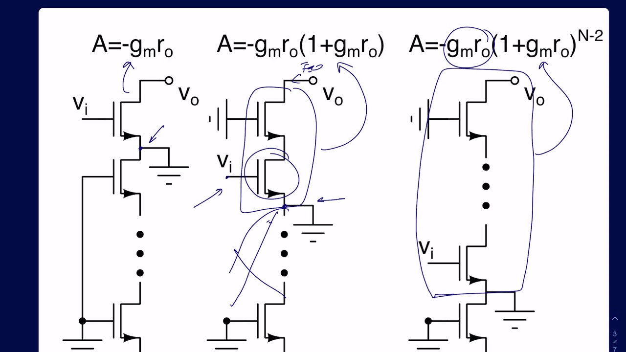 AIC Lecture 19: Some interesting problems on cascode amplifiers - YouTube