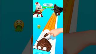 OMG! Super Hero Christmas Egg vs Monster Poop Run Race in Popit 3D Game 👊👿👍 #gaming #shorts