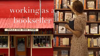 what it’s like to work as a bookseller  9 hour shift at a small town bookstore ($17 hour)