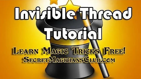 Learn A Free Magic Trick - How To Strip Magic Invisible Thread