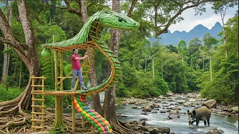Man Builds Secret Survival Shelter | Building with FEANG
