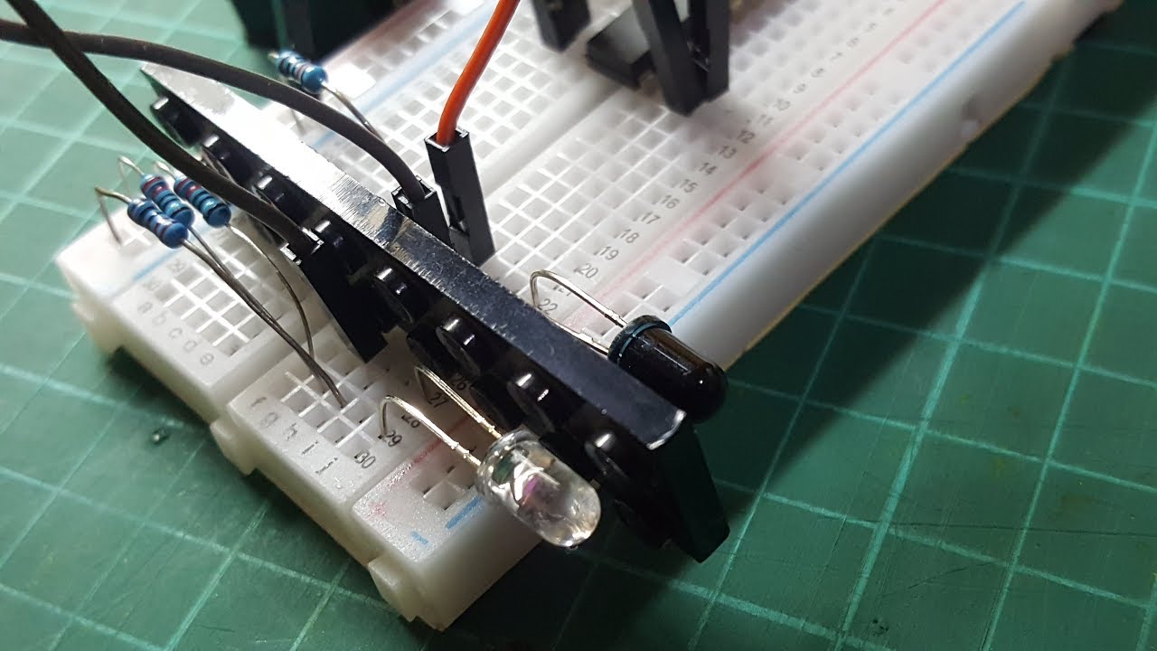 Infrared Sensor Arduino with Noise Canceling Software - YouTube