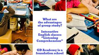 What Are The Advantages Of Group Study? Interactive English Classes Listening Comprehension G