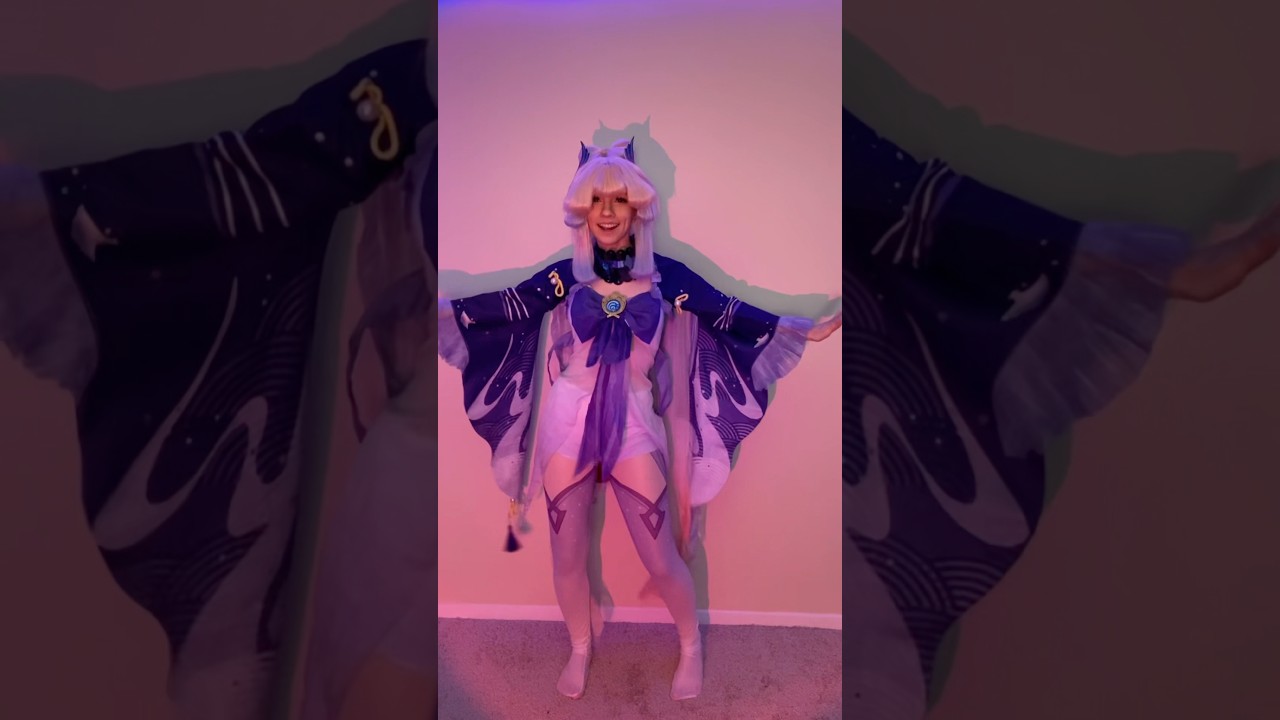 New Kokomi outfit! 🪼🫧 More dancing videos bc I miss them 🙏 #kokomicosplay #genshinimpactcosplay