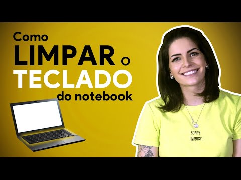 TECLADO | Como limpar o teclado do notebook