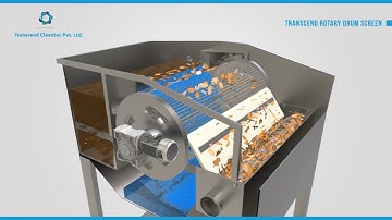 Rotary Drum Screen | Transcend Cleantec Pvt. Ltd.
