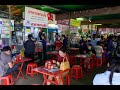 [4K] Walk around "BTS Sala Daeng Station" street food on lunchtime in Bangkok