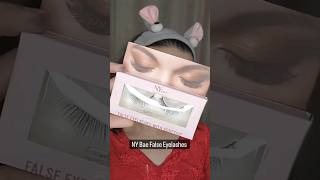 Ny bae False Lashes Review and demo | Most affordable false lashes alamodebyheraaqeel