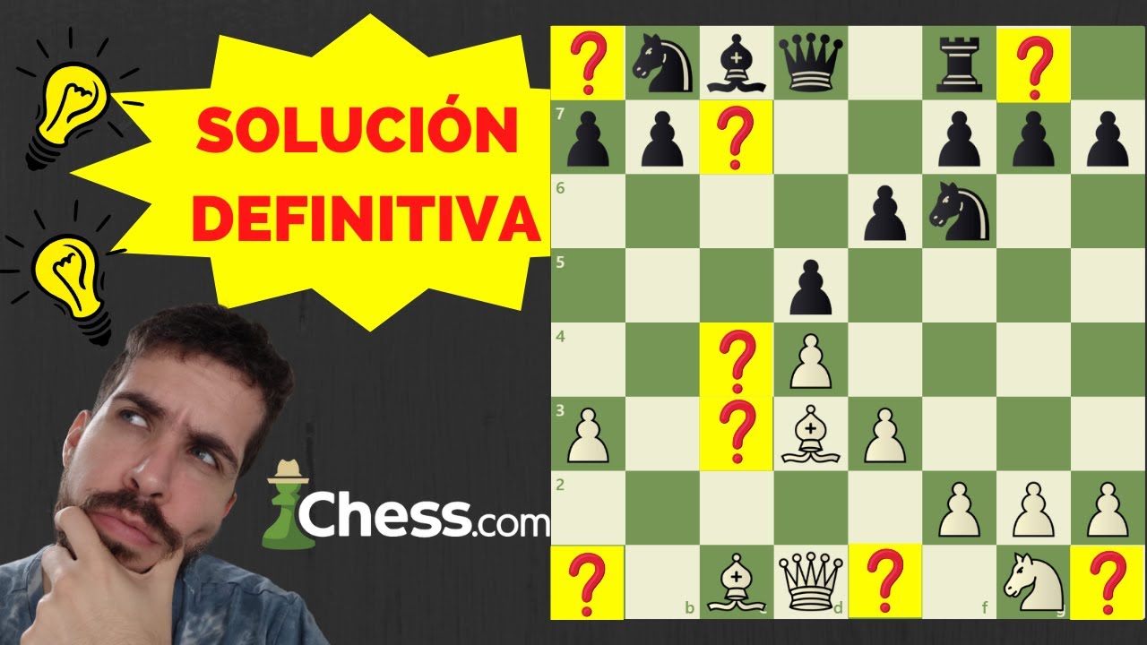 RESOLVIENDO el MAYOR ENIGMA del AJEDREZ ♟️ ¿Qué hacer cuando no sabes qué mover?