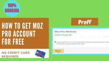 How to get Moz Pro Account for free Lifetime Without Credit Card [With New Special Trick]